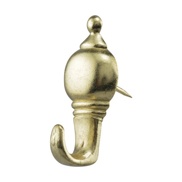 Hillman HILLMAN Gilt Push Pin Picture Hook 10 lb 3 pk 122210 - main